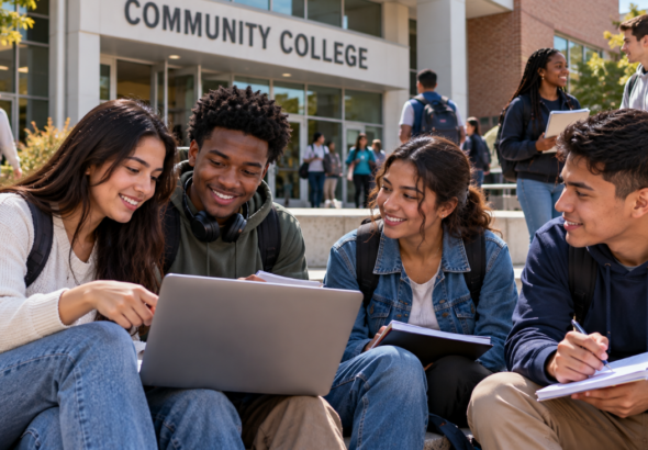 Community college scholarships in the USA for students seeking financial aid and affordable higher education in 2027.